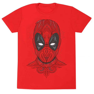 Deadpool Tattoo Red Tshirt