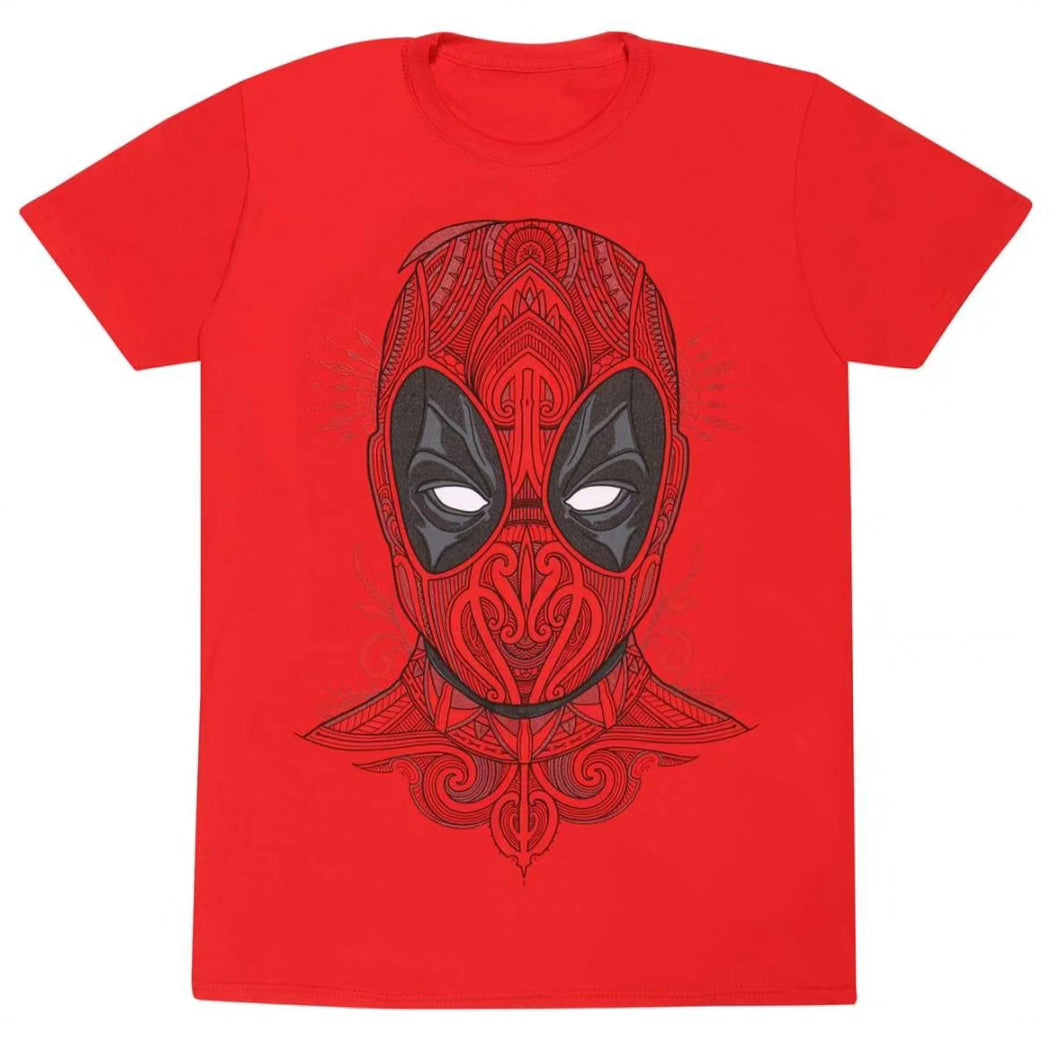 Deadpool Tattoo Red Tshirt