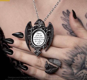 Alchemy Quoth the Raven Necklace