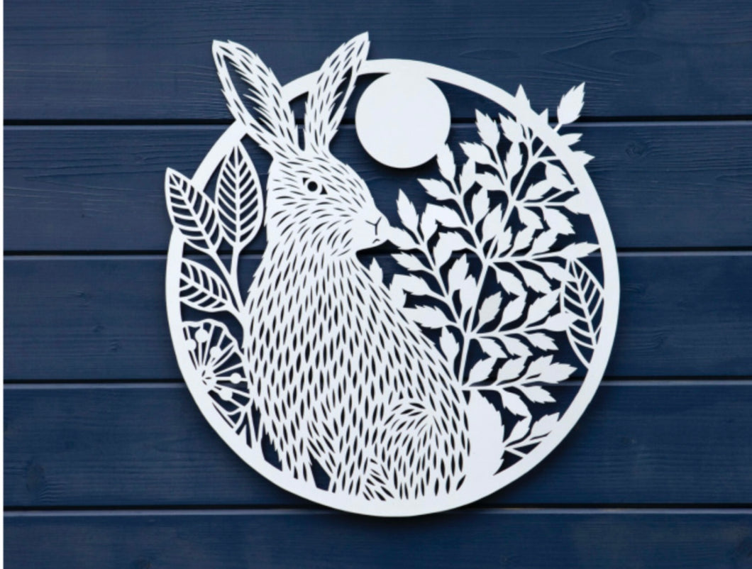 Hare Wall Plaque