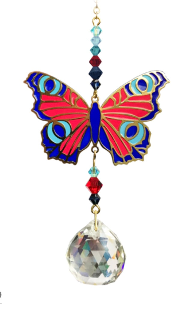 Wild Things Crystal Dreams Butterfly Peacock