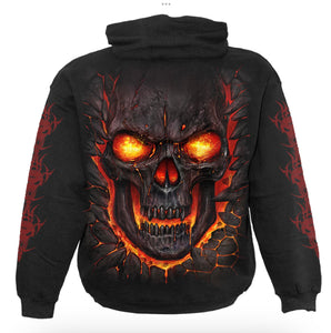 Spiral SKULL LAVA hoody unisex