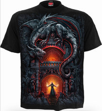 Load image into Gallery viewer, Spiral DRAGONS LAIR short sleeve t shirt
