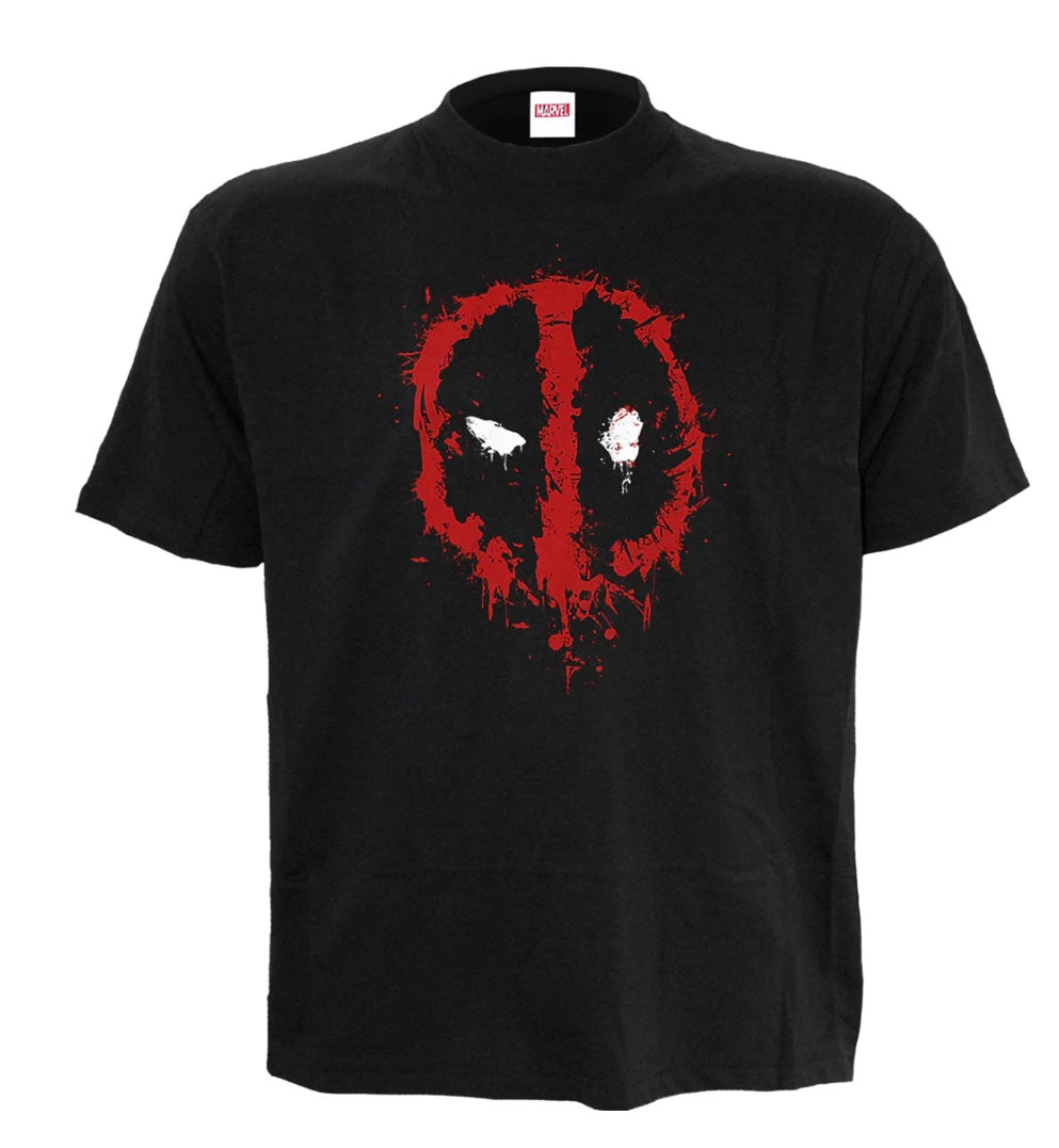 MARVEL Deadpool Splat Tshirt short sleeve