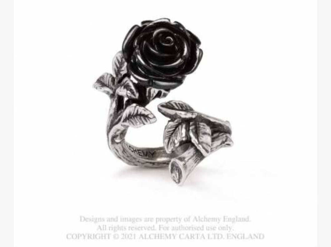 Alchemy Ring Wild Black Rose