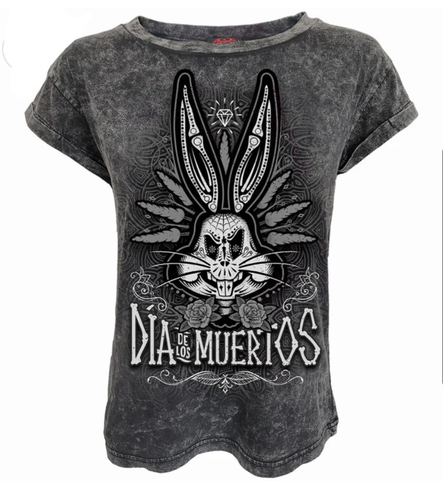 Looney Tunes Dia de Muertos T shirt short sleeve