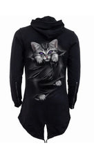 Load image into Gallery viewer, Spiral Pocket Kitten Ladies Hoody SMALL
