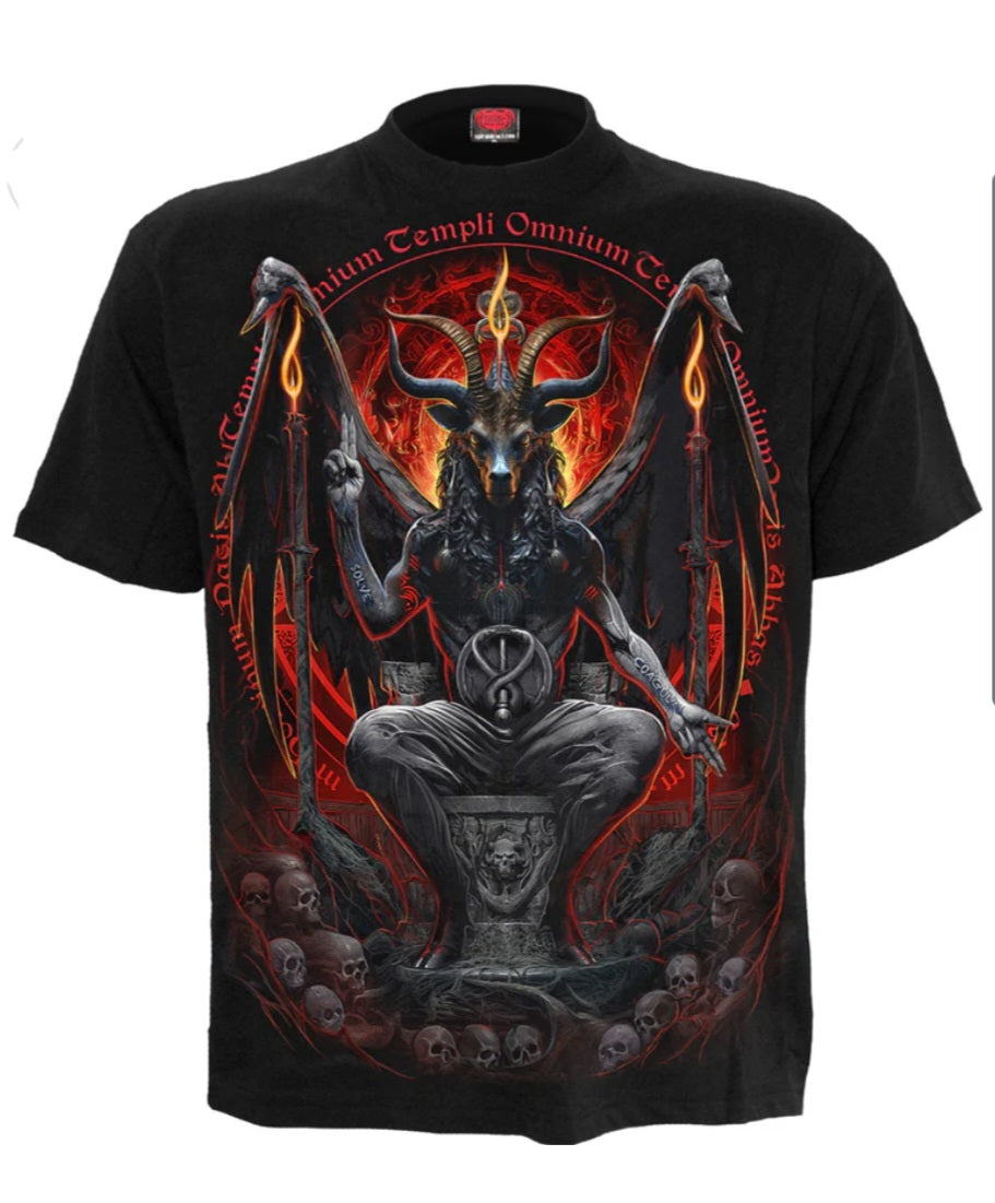 Spiral Baphomet short sleeve tshirt