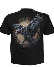 Load image into Gallery viewer, Spiral Raven Wise short sleeve tshirt
