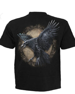 Spiral Raven Wise short sleeve tshirt