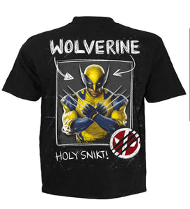 Marvel Comics Deadpool Wolverine Sketches Tshirt