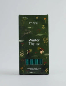 St Eval Winter Thyme 1/2inch x 6inch candles box 6