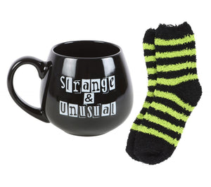 Strange & Unusual Mug and Socks Set