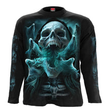 Load image into Gallery viewer, Spiral Ghost Skull Long Sleeved T Shirt
