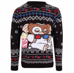 Gremlins Gizmo popcorn knitted jumper