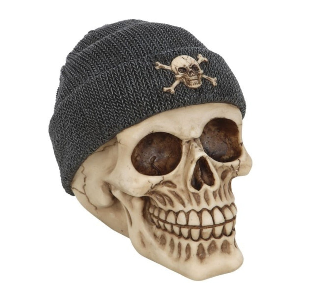 Skull with Beanie