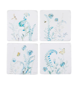 Blue floral Coasters