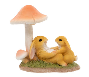 Bunnies with toadstool