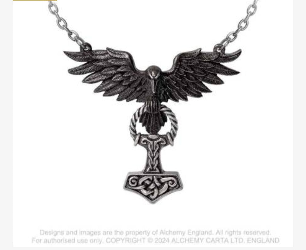 Hrafnhamerr necklace