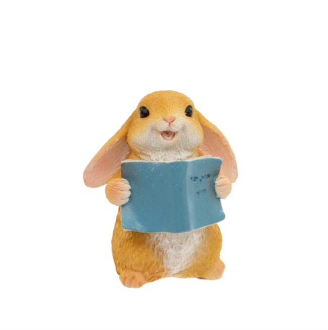 Bunny with book