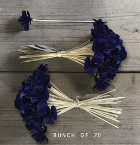 Handcrafted Flowers Indigo