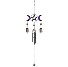 Load image into Gallery viewer, Triple Moon Windchime with Bells
